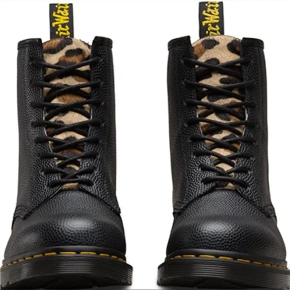 Dr. Martens x Stussy 1460 Leopard 8-Eyelet Boot - Picture 9 of 9
